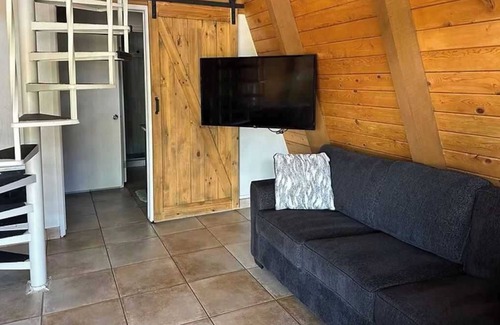 Oak Creek Ski Chalet | A cozy forest-side chalet with beautiful views of Sedona's red rocks.