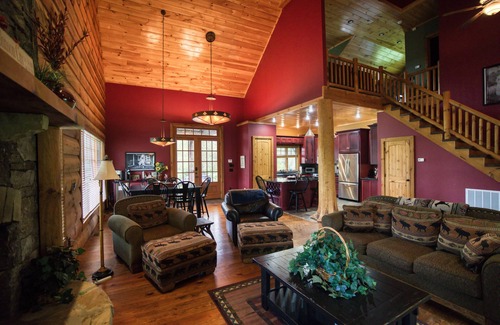 Johnson City Cabin | A few Sept/October dates are open-Riverfront-Watauga River-Trophy Section.