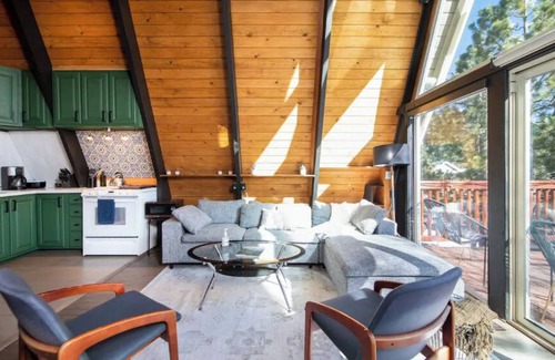 Green Valley Lake Cabin | A-Frame cabin w/game room, walking distance from Lake