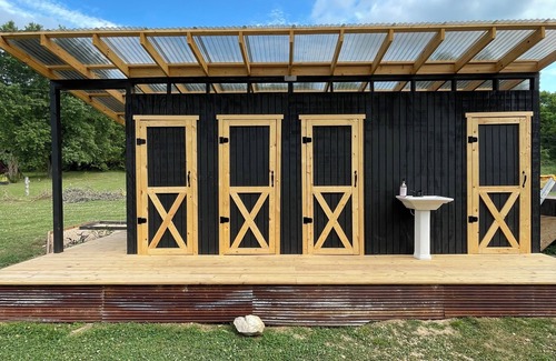 Bentonville Cottage | A-Frame Glamping Unit with Electricity! Site 1; The Lucky 1