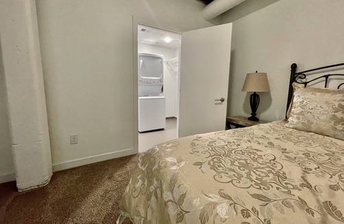 Downtown Omaha Apartment | A historic 900 square foot Atrium loft in the heart of the Old Market