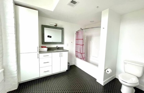 Southeast Omaha Apartment | A historic Husker themed, 1,300 square foot loft in the heart of the Old Market