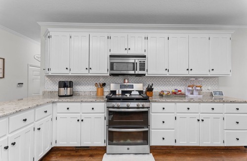 Bath House | A Hole in One Home in North Augusta w/array of amenities: pool, gameroom & more
