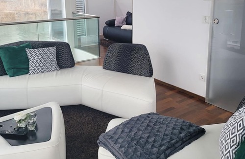 Geierswalde House | A holiday home in Geierswalde with a roof terrace
