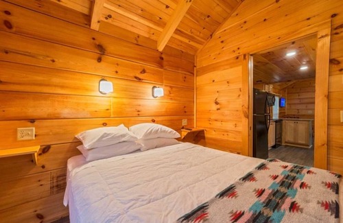 Bryan Cabin | A Journey to Remember at Bryan College Station! Full Kitchen, Pool, Pets Allowed