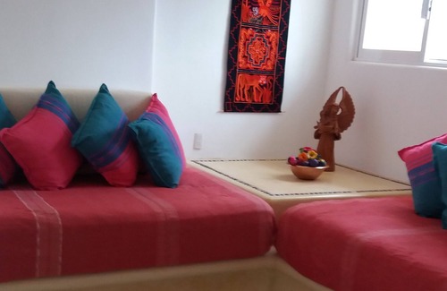 Barra de Potosi Apartment | A pasos de la playa y laguna. Suite hasta 6 personas.