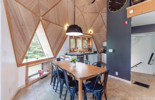 Nekoosa House | A unique lakefront getaway on Lake Camelot near Sand Valley Resort