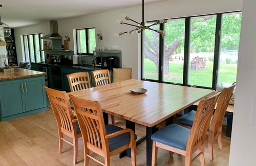Sawyer House | A Warren Dunes Retreat- Pool, Hot Tub, PET FRIENDLY, firepit, Pergola, more !