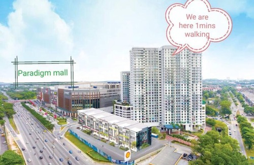 Taman Bukit Mewah Apartment | A0803 Platino walking ParadigmMall TVbox By STAY