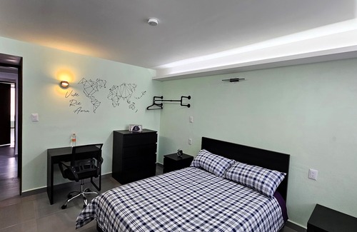 Cuautitlan Izcalli Apartment | A14 Full Suite Mini Dept at Plaza Acequia A14