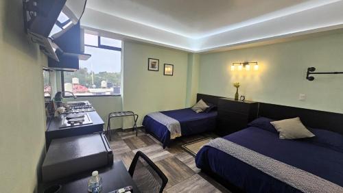 Cuautitlan Izcalli Apartment | A22 SUITE BLACK MAX para 2 a 4 personas, Especialistas Cortas Medianas Largas Estancias, en IZCALLI TEPOTZOTLAN perfecto para Familias, Turistas, Contratistas, Estudiantes, Empresas A sólo 5 min Izcalli 5 min Esmeralda 20 min Satélite 25 min AIFA