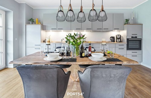 Osterhever Apartment | Abendrot - terrace, close to the North Sea, shower bath, modern