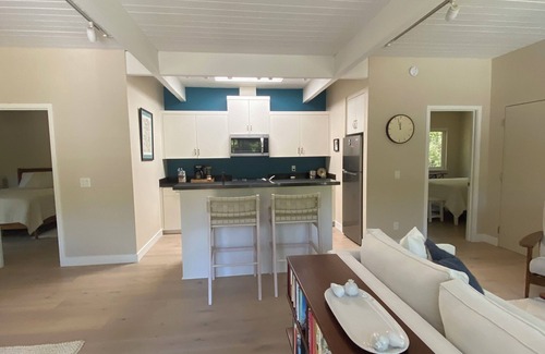 Marine Terrace House | Accepting bookings for 2026; fully booked this year. Cozy retreat in the pines.