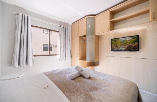 Andorinha Apartment | Achei Itapema Espaçoso, churrasqueira, vista mar