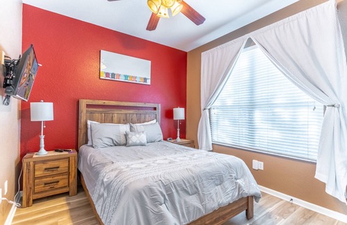 Windsor Hills House | Across the street from the Windsor Hills Clubhouse | Mickey-Themed Bedroom | Sleeps 6
