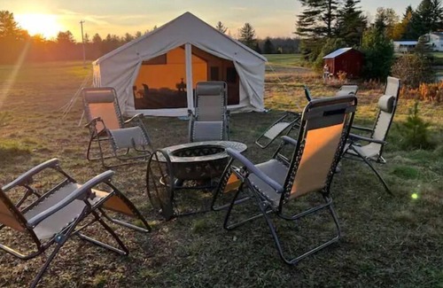 Indian Lake RV Rental | Adirondack Glamping on Private Lake and 330+ acres