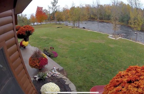 Lawrenceville House | Adirondack river house with a new pavilion seats 50 constructed fall of 2025
