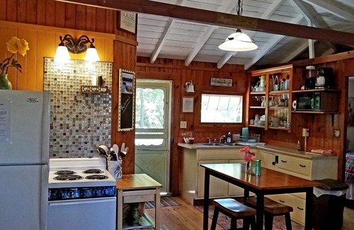 Bridgton Cabin | Adorable cottage set among tall pines with sandy beach -only .5 mile from town.
