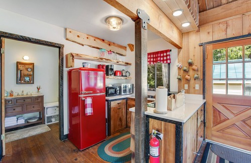 Port Angeles House | Adorable lake hideaway with free WiFi, spacious deck, lake views, & shared dock