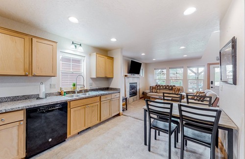 Dover Bay House | Adorable, two-story home with a furnished front porch, fireplace, & washer/dryer