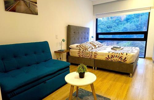 Usaquen Apartment | AH/Loft vista natural, Coworking, Terraza, Usaquén