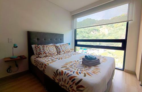 Usaquen Apartment | AH/Loft vista natural, Coworking, Terraza, Usaquén