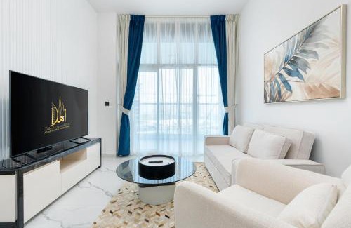 Al Barsha Apartment | Ahlan HH - Stylish Apartment in Opalz Tower with Sofa Bed and Premium Amenities