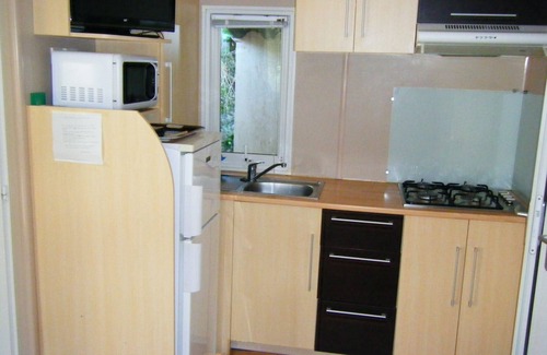 Belvedere-Campomoro House | AIR CONDITIONED MOBILE HOME ALL EQUIPPED 800 M FROM THE BEACH.