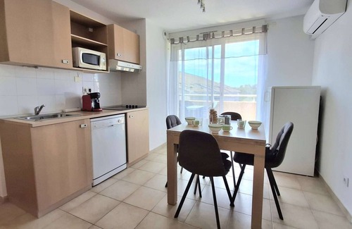 Santa-Maria-Poggio Apartment | Air-conditioned apartment for 4/6 people near beach with two bedrooms