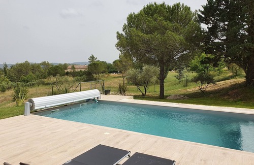Potelieres Villa | Air-conditioned villa, sleeps 8, Individual pool, Gard limite Ardèche, Uzès