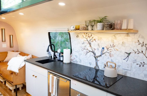 Pisgah Forest House | Airstream w/Bathtub, River, & Hot Tub