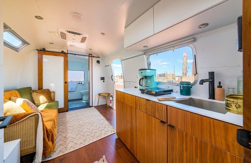 Valle House | Airstream w/ Private Hot Tub (Unit F) - 3 Person Airstream with Private Hot Tub