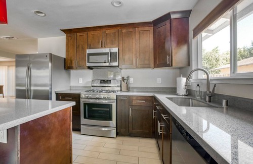 West San Jose House | Airy San Jose 4BR w/Garage, Backyard + Patio, nr Tech, by Blueground