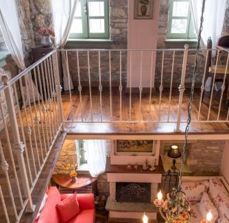 Ano Pedina House | Akakia - Stone family maisonette with Spectacular view