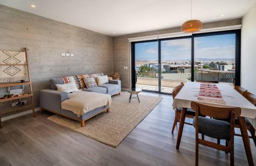 Pisco Apartment | Aldea 2BR Ocean View and Kamado BBQ for 6