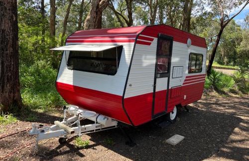 Crescent Head Other | Alice & Elvis, Crescent Head, Retro Caravans with Deck, Bathroom & Outdoor Bath in a Bush Setting near the Beach