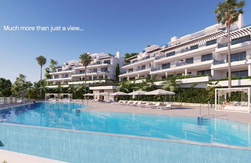 New Golden Mile Apartment | ALL COMFORT, SUPERB VIEW, large TERRACE Los Flamingos Ideal families