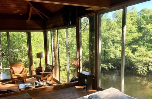 Canadys House | All Glass River House Overlooking Edisto River