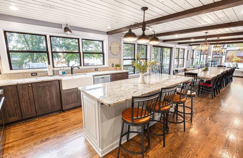 Balsam Lake Cabin | All New Luxury Cabin on Balsam Lake! 5,500SF! Sunsets! Arcades! 75 Min to MSP!