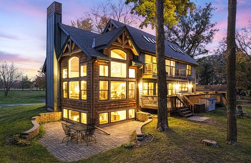 Balsam Lake Cabin | All New Luxury Cabin on Balsam Lake! 5,500SF! Sunsets! Arcades! 75 Min to MSP!
