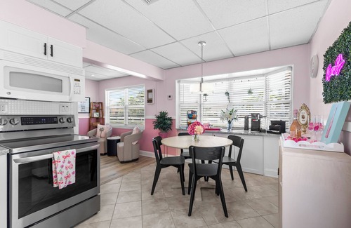 Redington Shores House | All New Pink She Shed by the Seashore is just steps from the sand