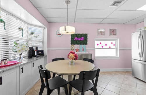 Redington Shores House | All New Pink She Shed by the Seashore is just steps from the sand