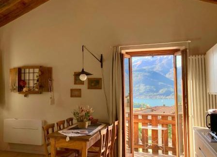 Colico Apartment | Alle Macine - Lake Como Heritage Home in Molino Maufet Watermill - Lake View Balcony