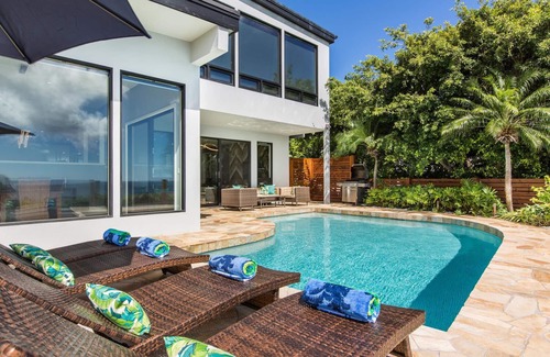 Hawaii Kai House | Aloha Nalu: Luxury Home w/Diamond Head Views, AC & Private Pool