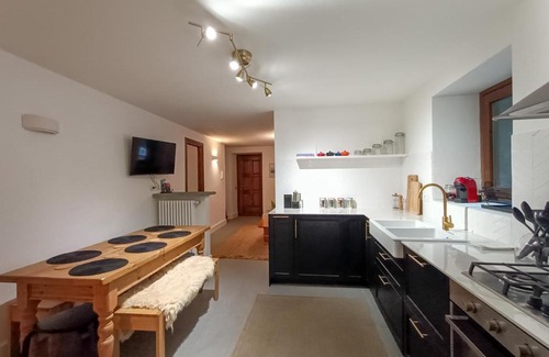 La Thuile Apartment | ALTIDO Lovely Family Apartment with Garden