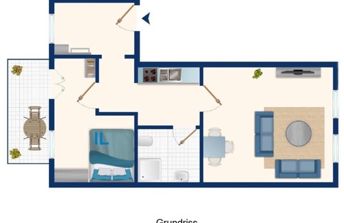 Wismar Apartment | Am Mühlenbach mit Balkon - ABC270 by ABC Fewo Service Wismar