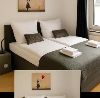 Eilshausen Apartment | AMA Home AMALI - Geräumiges Apartment mit Balkon & Parkplatz - Perfekt für Business & Erholung
