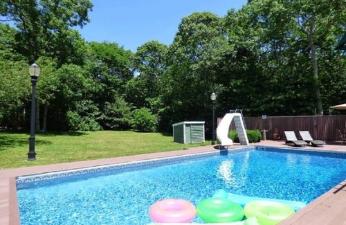 Amagansett North House | Amagansett:3 bedroom, 2.5 bathroom, in-ground pool and large fenced yard.