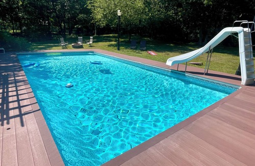 Amagansett North House | Amagansett:3 bedroom, 2.5 bathroom, in-ground pool and large fenced yard.