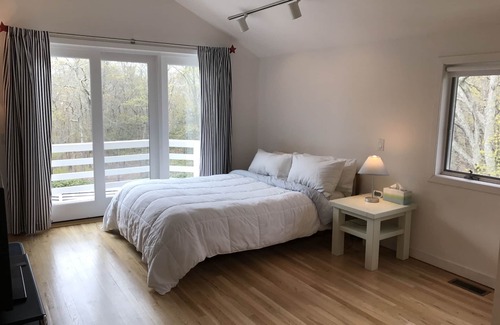 Amagansett North House | Amagansett house pool & tennis court. Walk train/jitney. Bike ocean/bay beaches